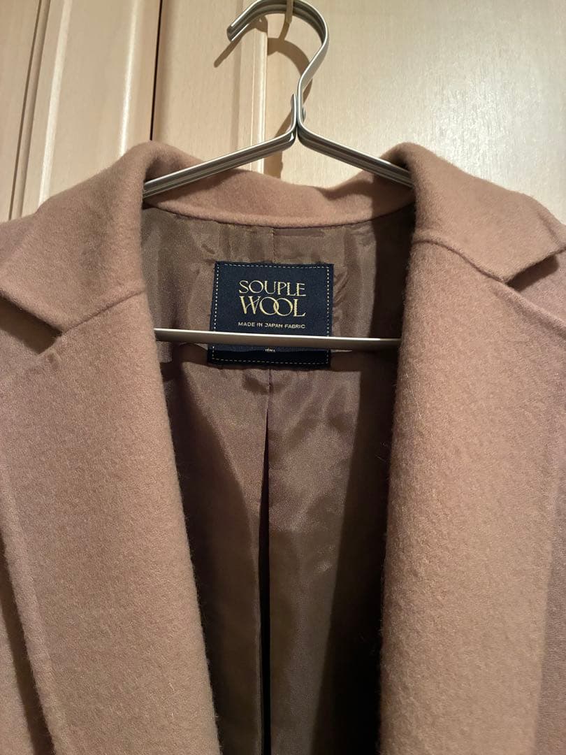 SLOBE IENA souple woolダブルフェイスチェスターコート