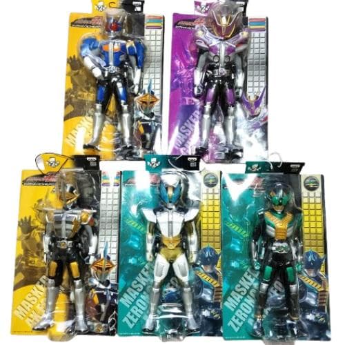 仮面ライダー電王　ソフビフィギュアインブリスター5体　アミューズメント景品