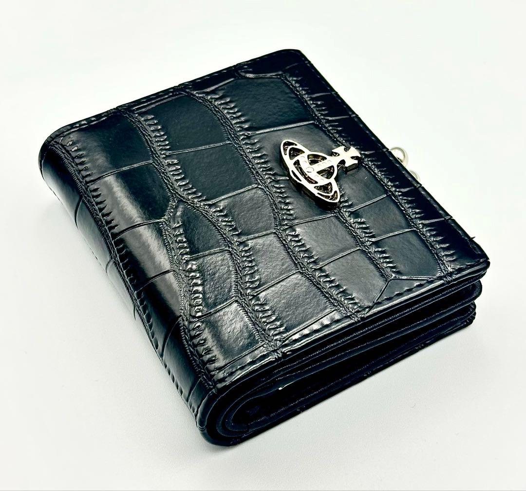 【新品✦希少】Vivienne Westwood 二つ折り財布 ミニ財布 黒