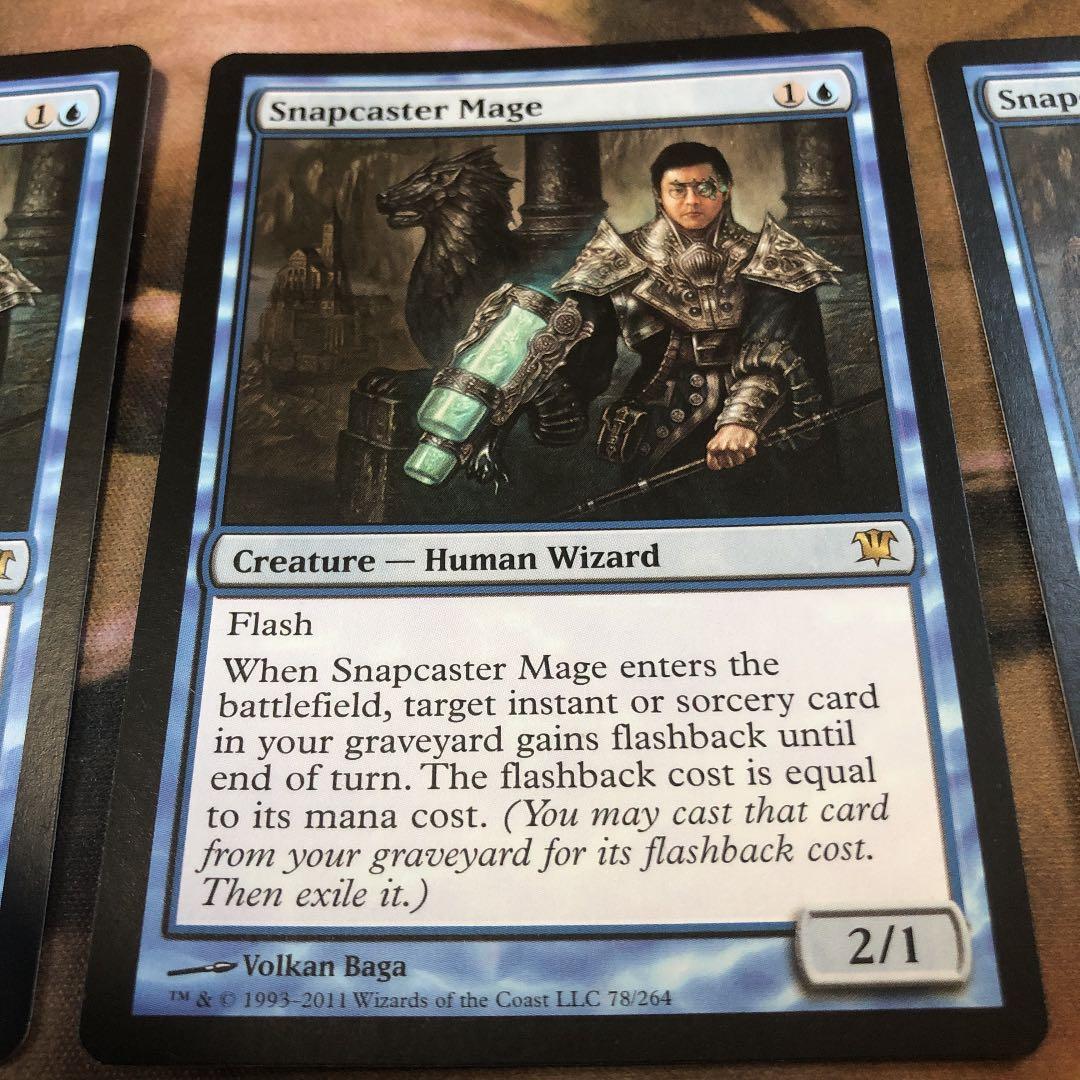 瞬唱の魔道士/Snapcaster Mage 英語 ISD版 4枚セット