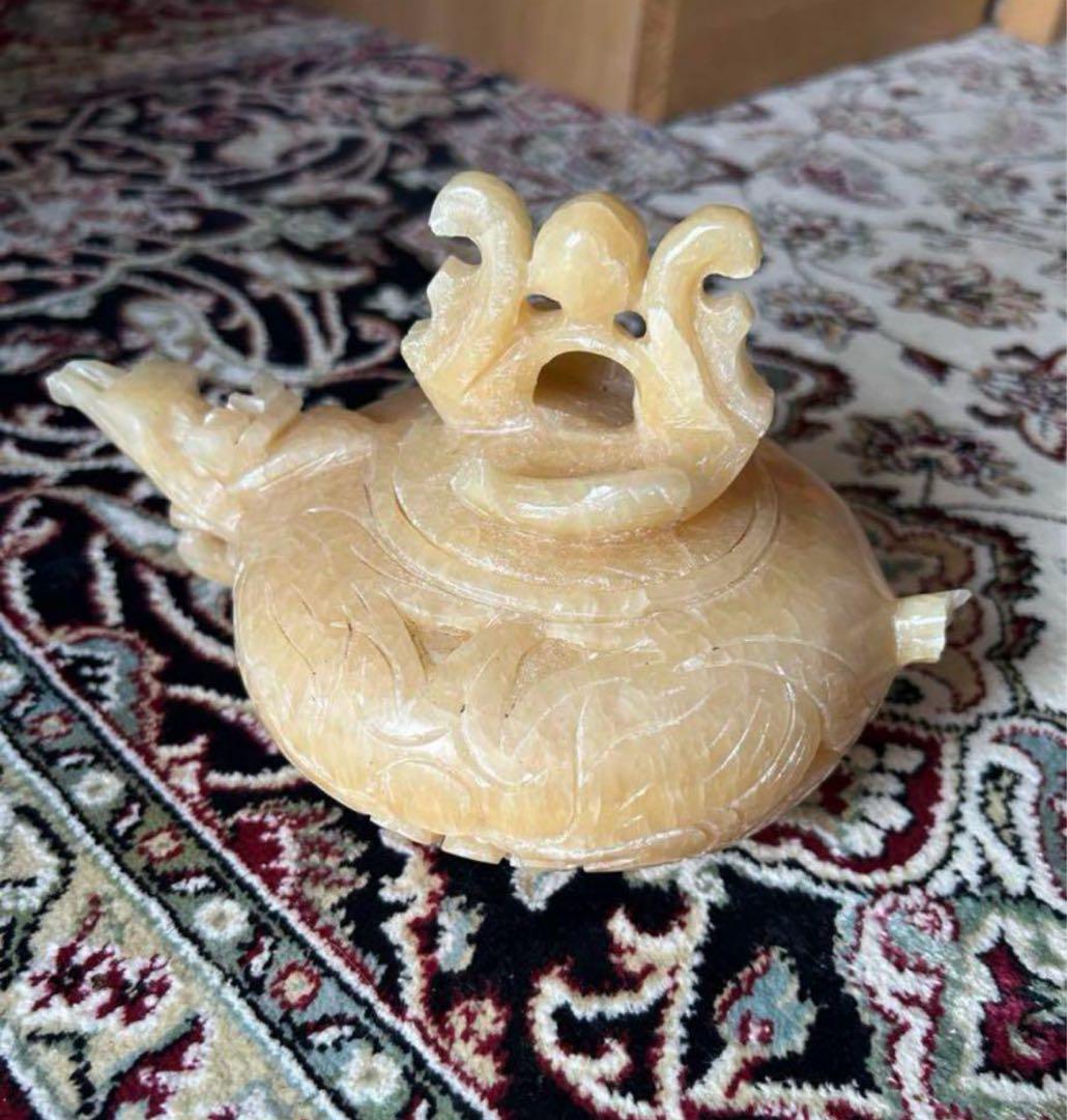 中国　香炉　翡翠　美しい陶磁器　古美術　骨董品　美術 中国美術 中国古玩 時代物