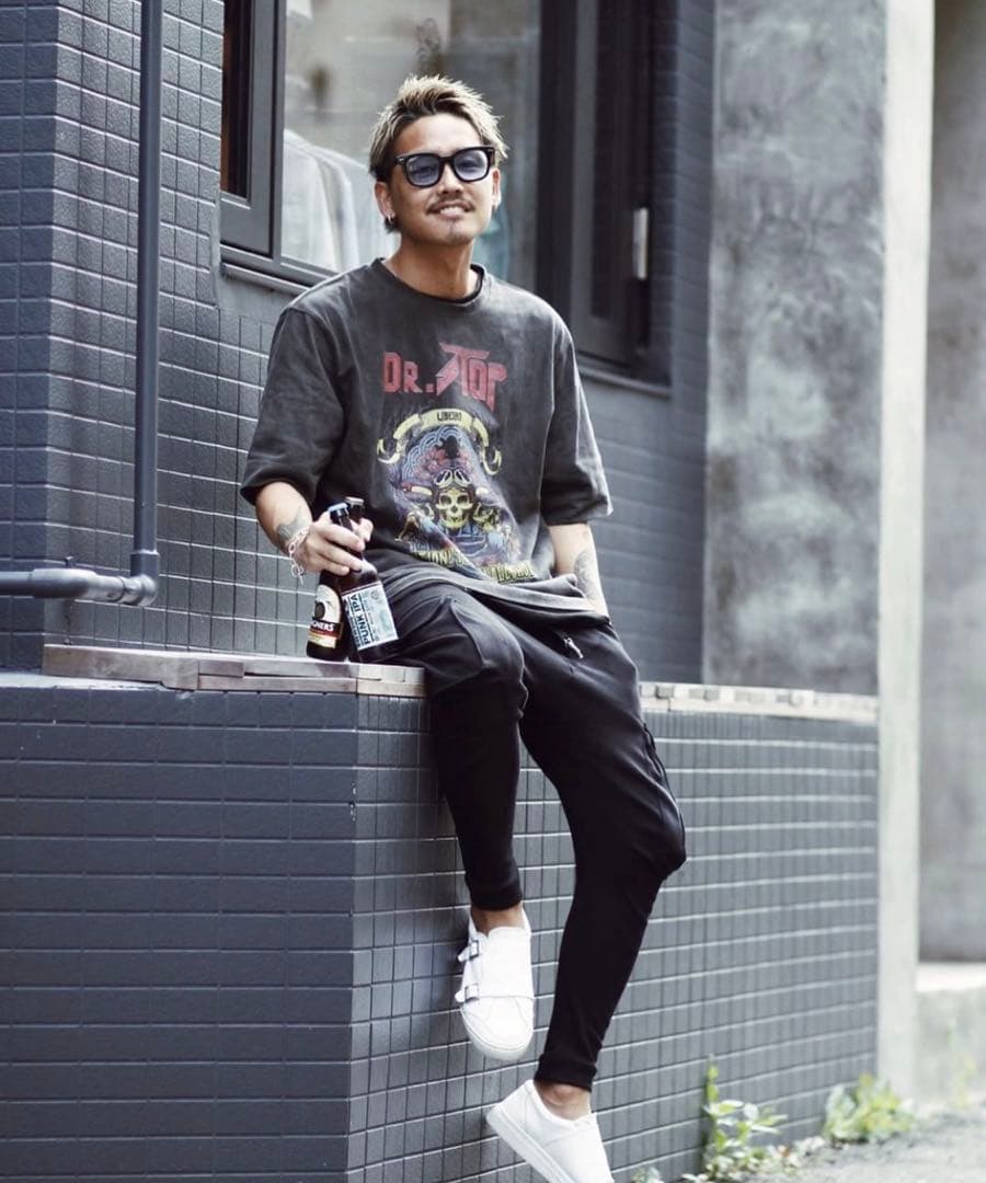 libeiro スエードサルエルスキニー　黒