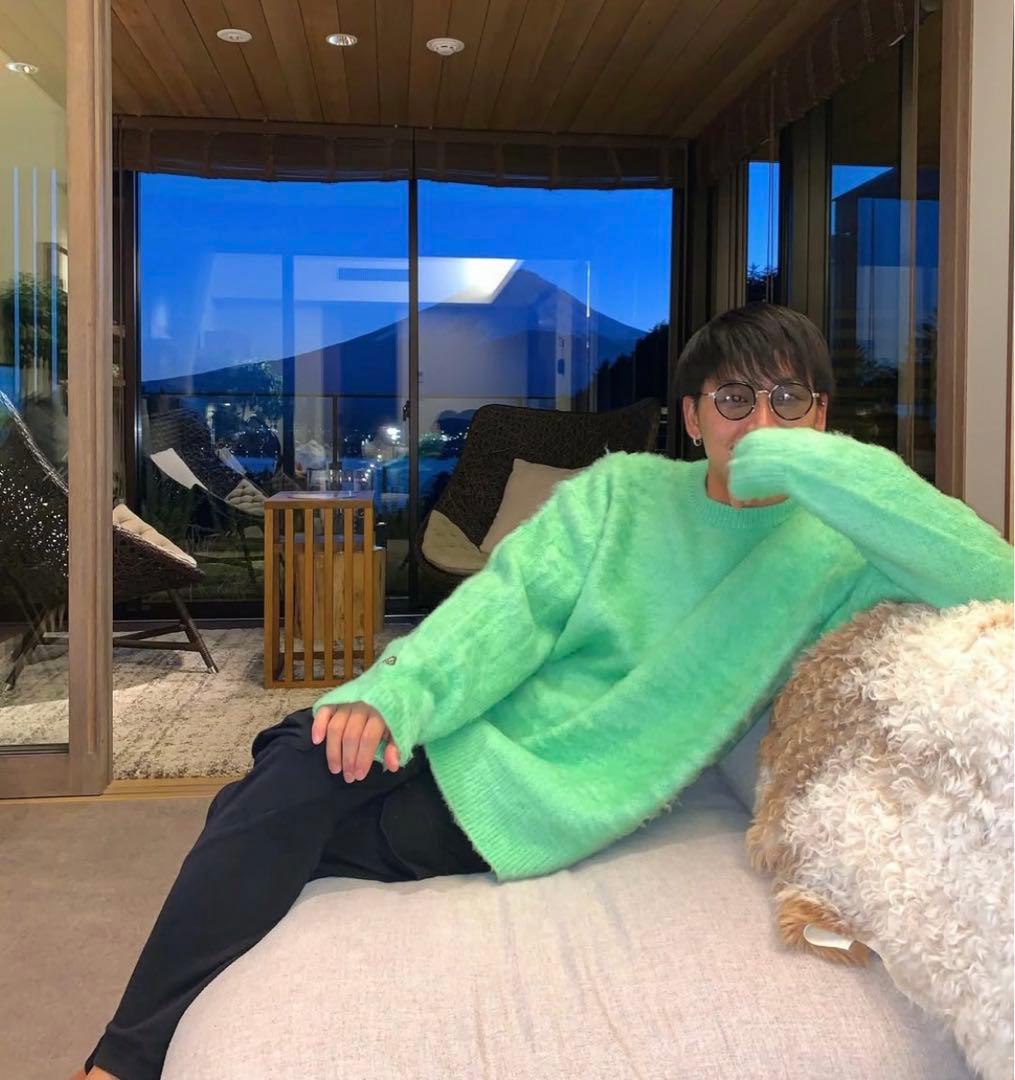 libeiro スエードサルエルスキニー　黒