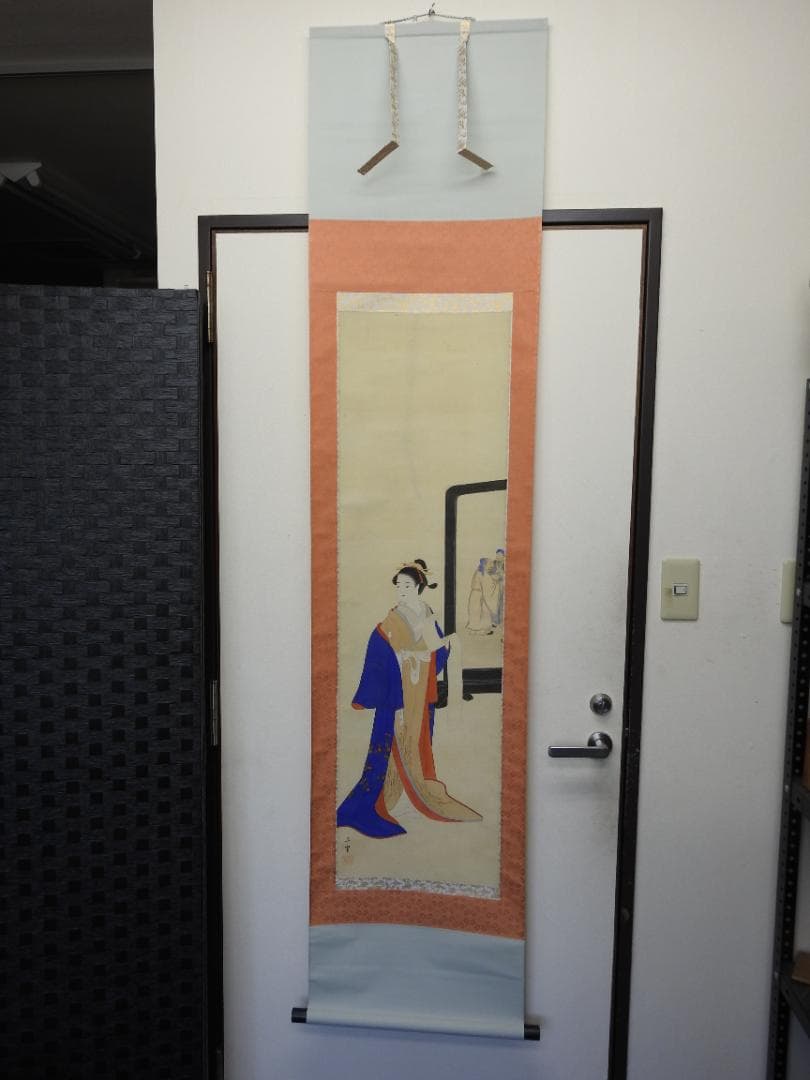 相馬千里画　美人画　保存箱　MA801