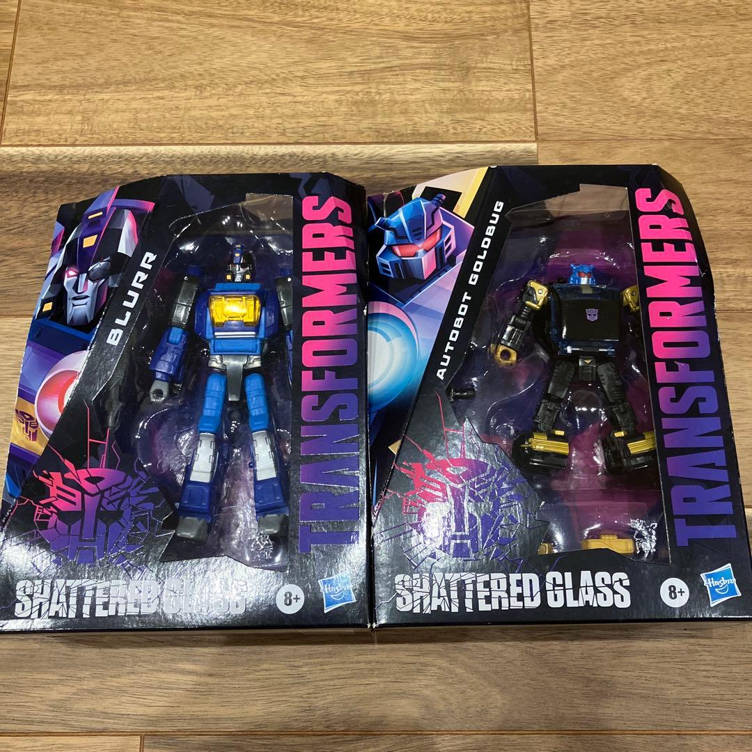 トランスフォーマー　シャッタードグラス ブラー　ゴールドバグ　セット　開封品
