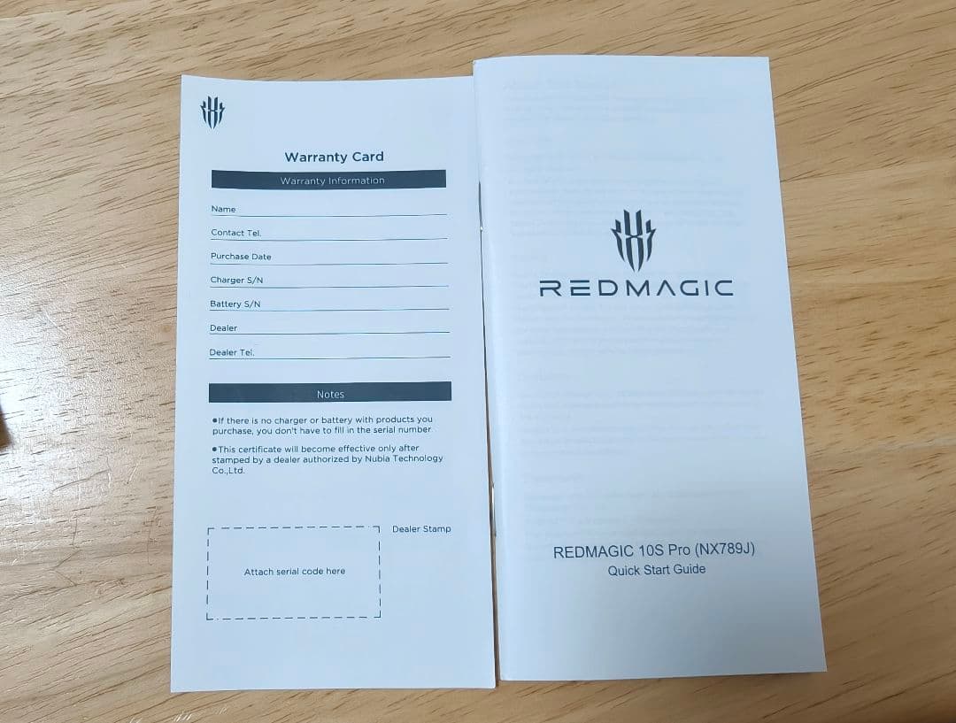 スマートフォン本体 REDMAGIC 10S PRO 16GB/512GB