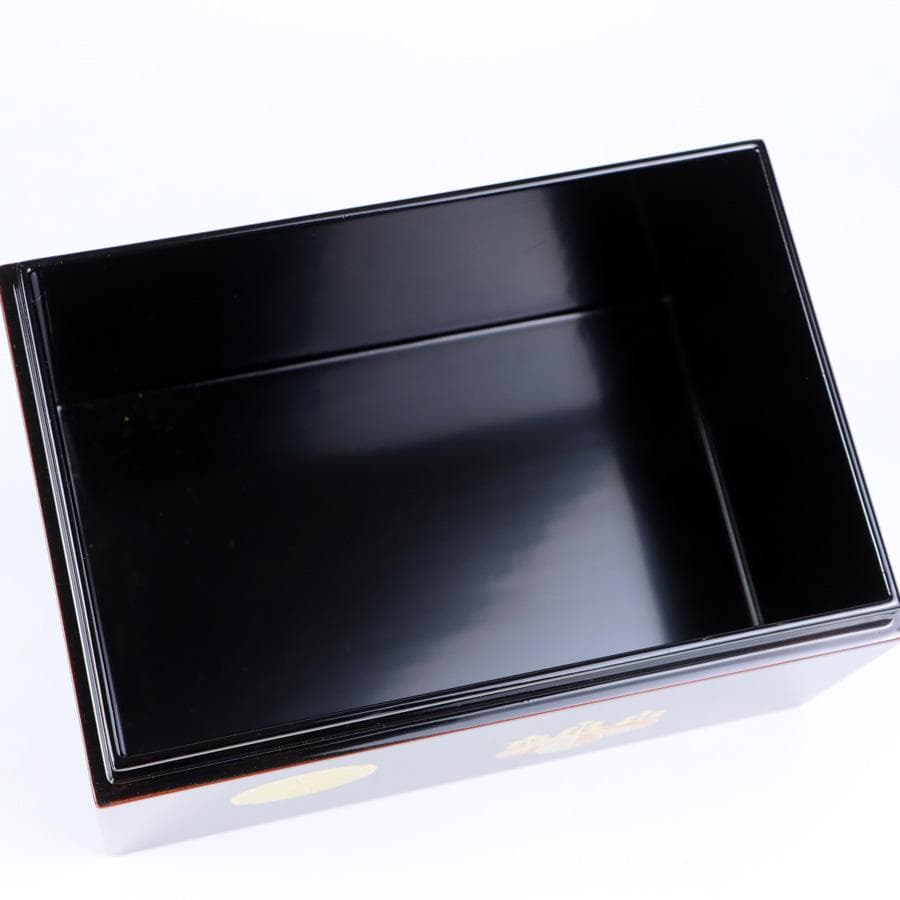 Y3104-2 高台寺蒔絵 茶箱セット 赤絵茶碗 棗 他 紙箱付　BBB