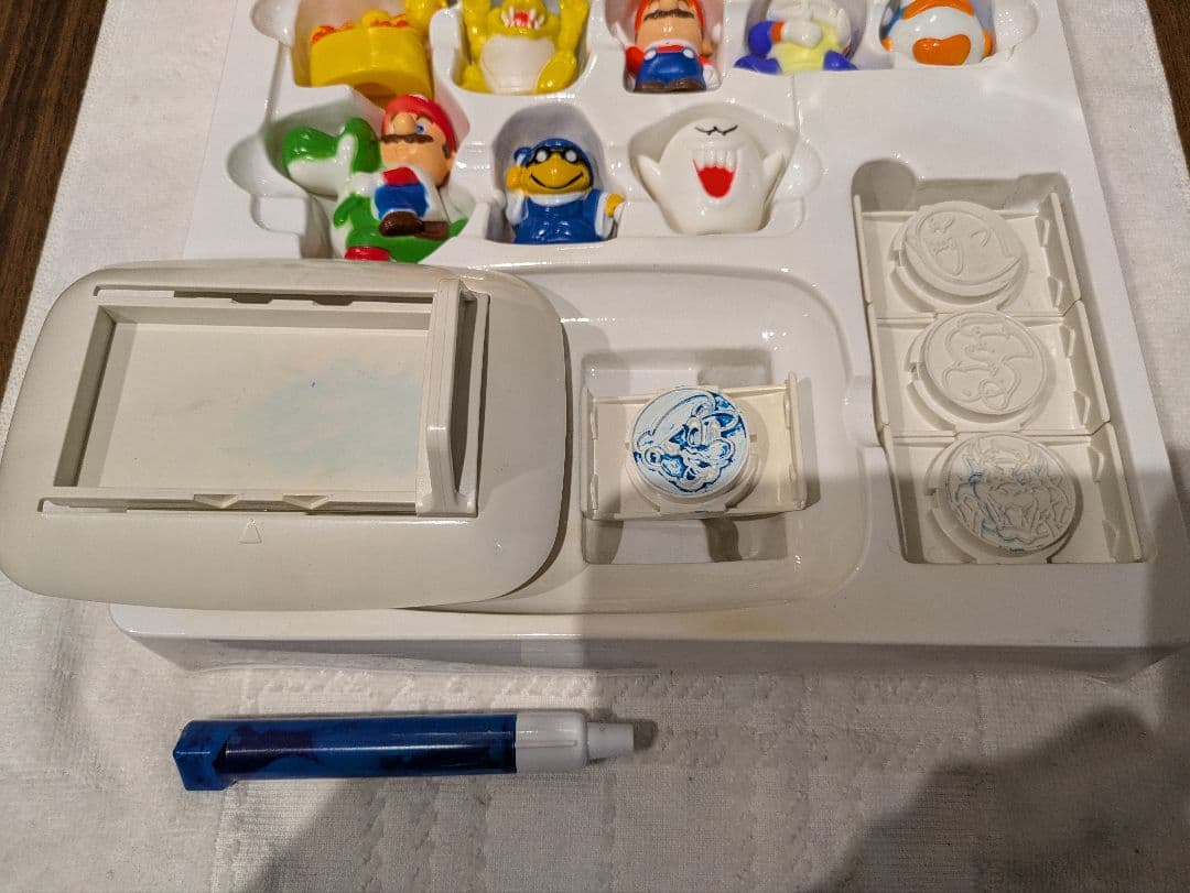 任天堂 1991 スーパーファミコン スーパーマリオワールド スタンプフィギュア