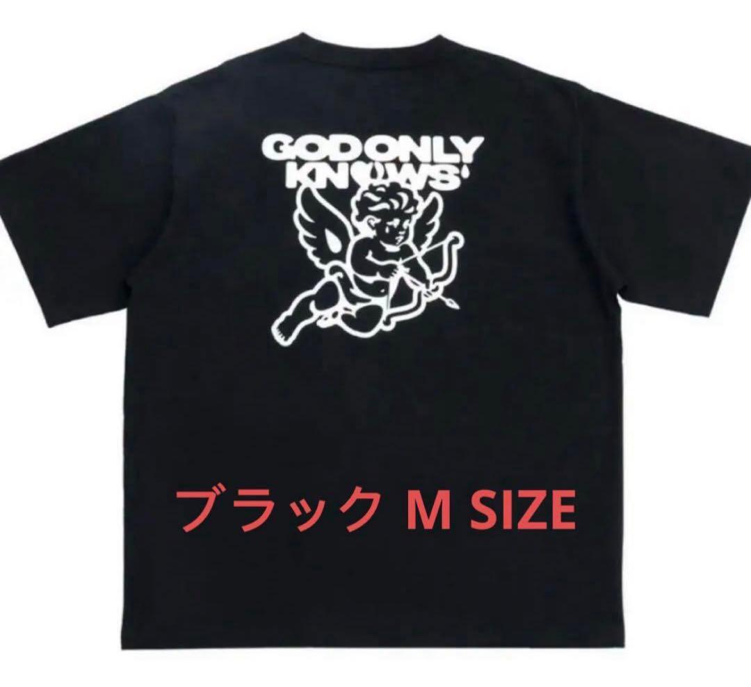 GOD ONLY KNOWS ANGEL Tシャツ ブラック 岩田剛典