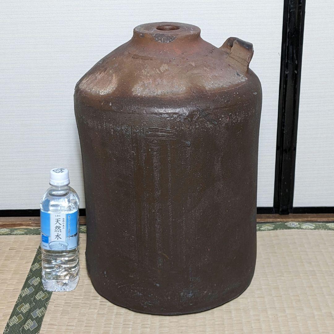 明治～昭和初期 常滑焼 焼酎瓶 焼酎甕 置物 花器 花瓶 壺 酒器 レア 華道具