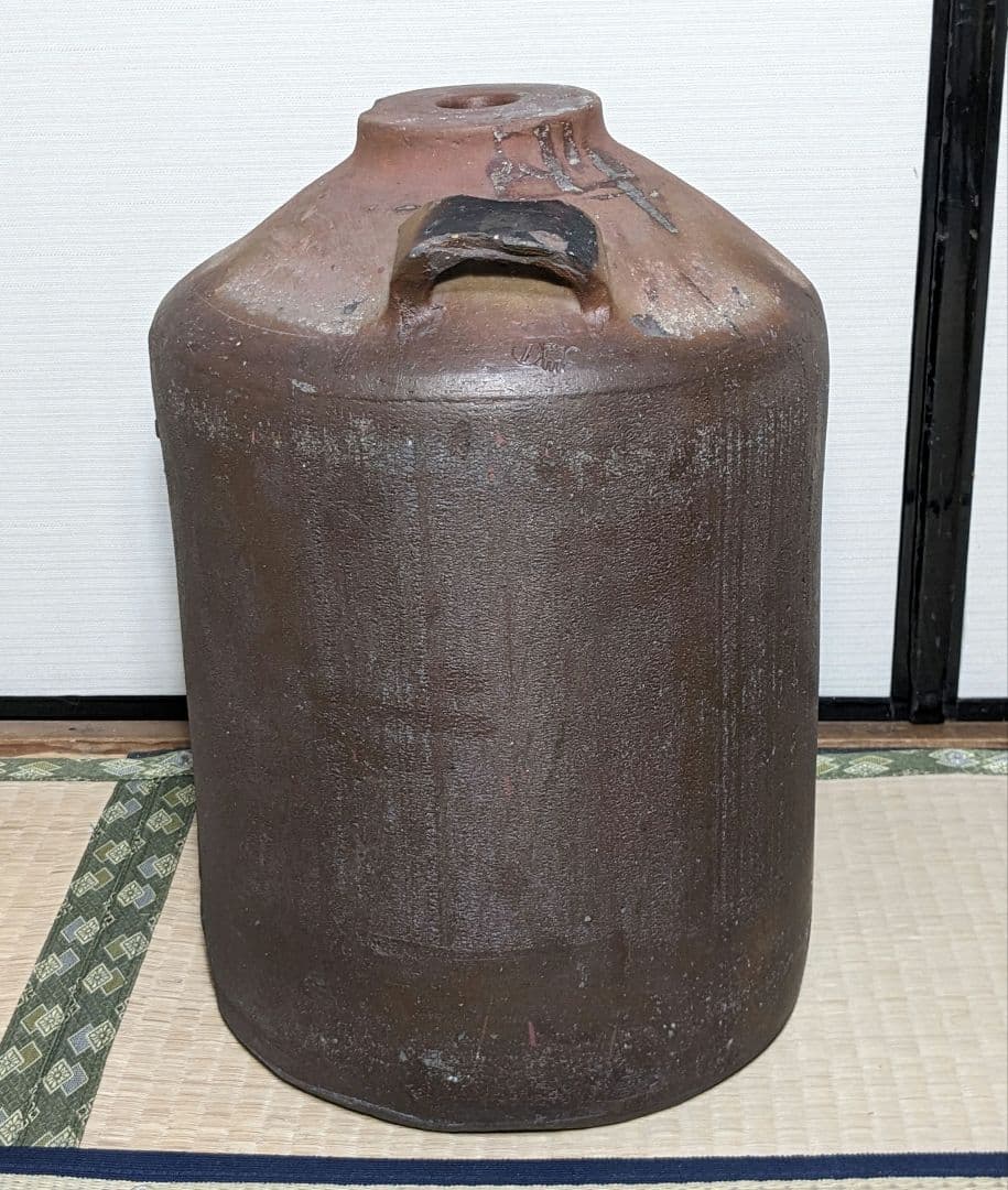 明治～昭和初期 常滑焼 焼酎瓶 焼酎甕 置物 花器 花瓶 壺 酒器 レア 華道具