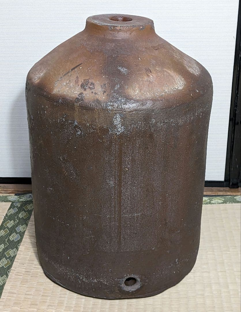 明治～昭和初期 常滑焼 焼酎瓶 焼酎甕 置物 花器 花瓶 壺 酒器 レア 華道具