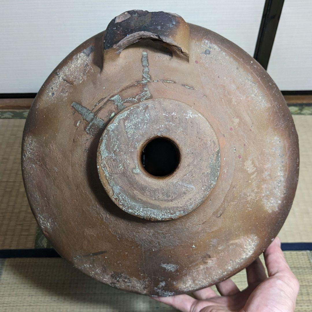 明治～昭和初期 常滑焼 焼酎瓶 焼酎甕 置物 花器 花瓶 壺 酒器 レア 華道具