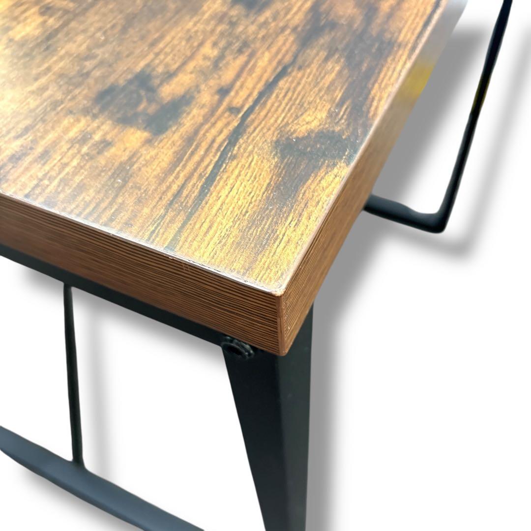 美品 ニトリ ダイニングテーブル DTステイン70 木目調 スクエアテーブル