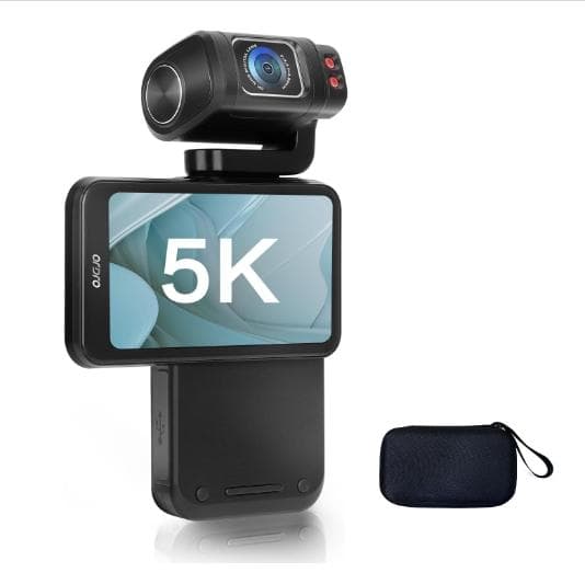 5Kビデオカメラ 手ぶれ補正 10倍ズーム 赤外線暗視 タイムラプス 撮影