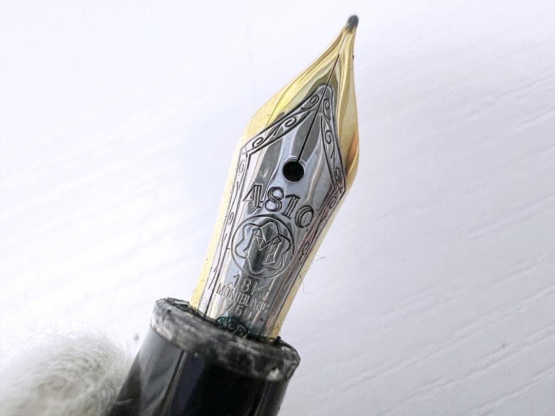 ジャンク扱い　モンブラン　ソリテール　デゥエ　万年筆　925　ペン先不明
