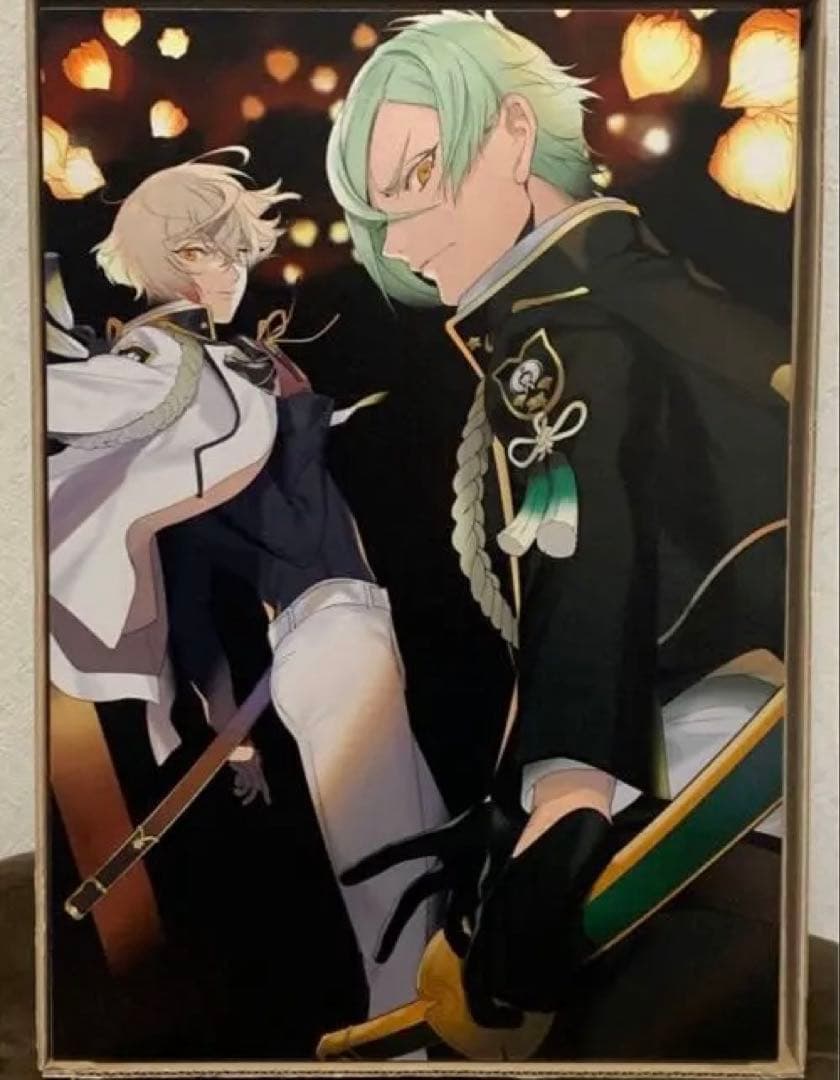 刀剣乱舞 灯結び展 描きおろしイラスト 複製原画 A3 髭切 膝丸 源氏兄弟