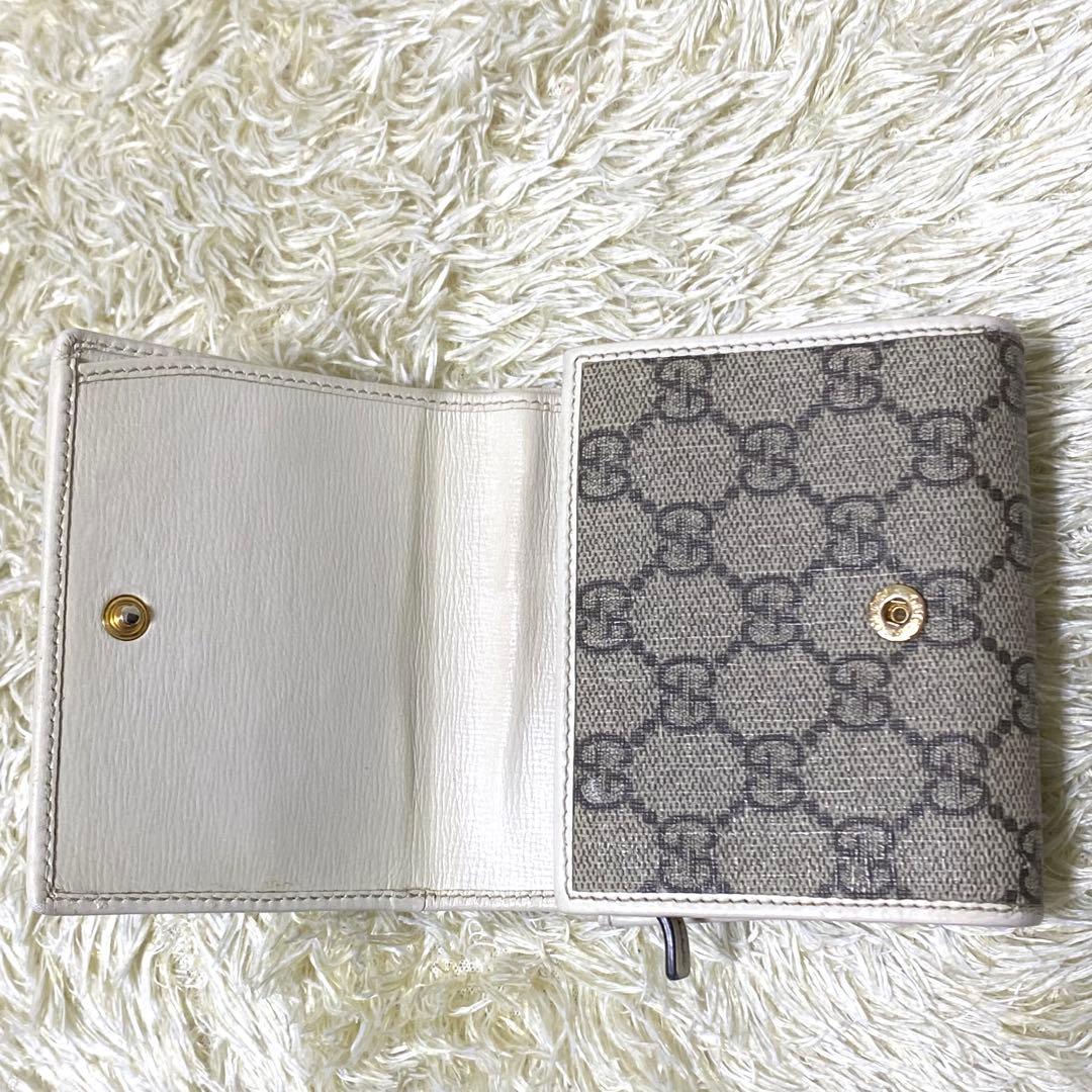 美品✨ GUCCI グッチ ホースビット 折り財布 GGスプリーム 二つ折り