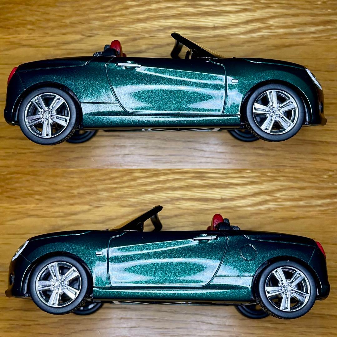 ダイハツ コペン セロ グリーン プルバックカー ミニカー 緑