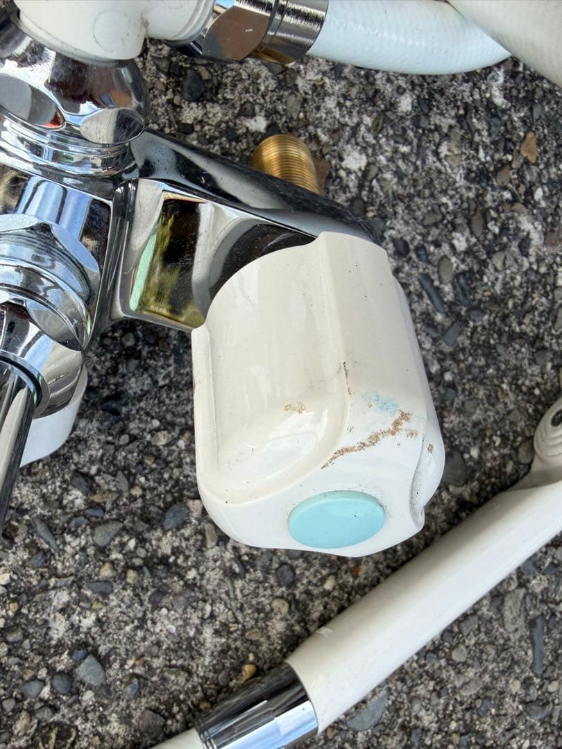 KVK KF14ER19HI BL03 デッキ型2ハンドルシャワー　混合水栓