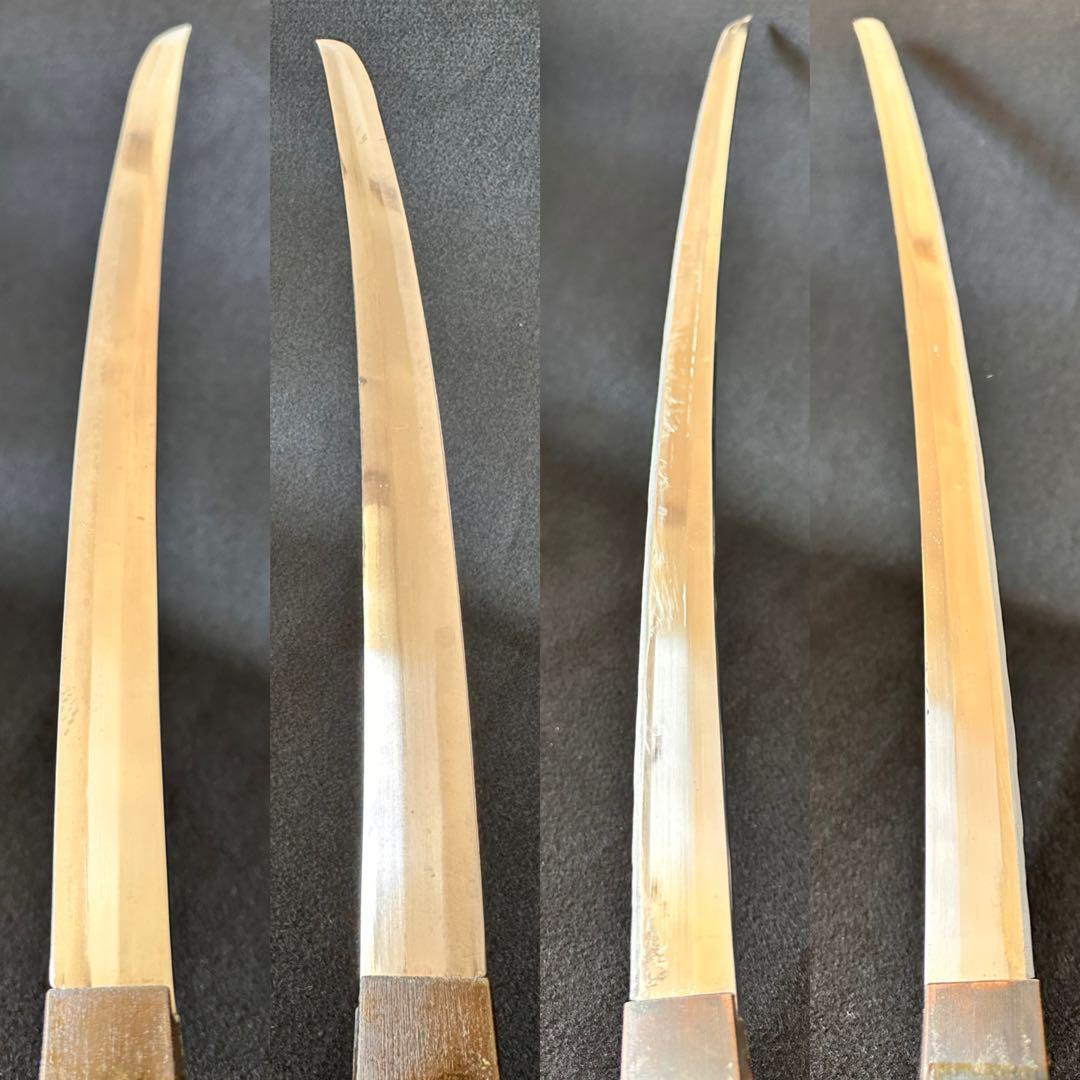 模造刀 藤巻拵 大小 二本差し 打刀 脇差 鞘付長さ68/100cm 25I7