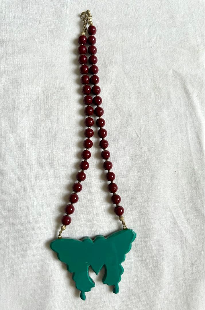 conoco 蝶々ネックレス butterfly ハンドメイド