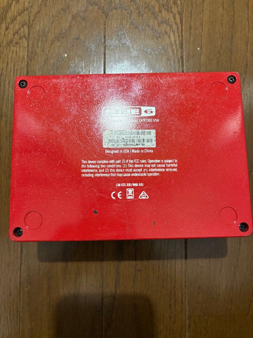 LINE 6 HX Stomp ギターエフェクター レッド
