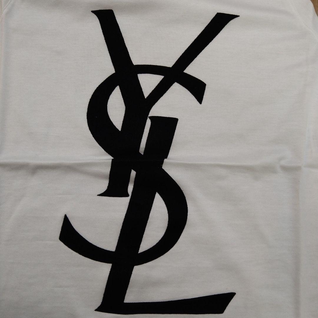 【新品♥未使用】YSL ロゴ タンクトップ　ホワイト