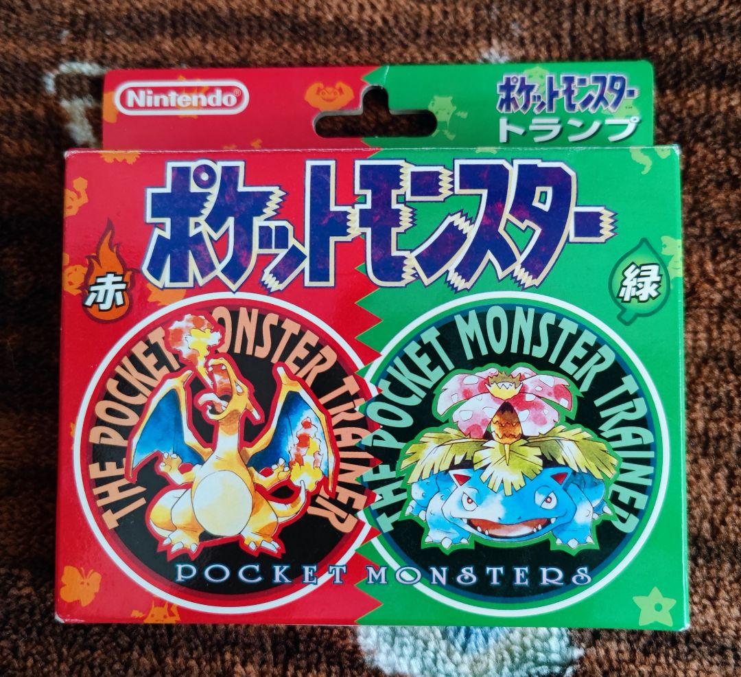 【未使用】ポケットモンスター 赤緑 トランプ