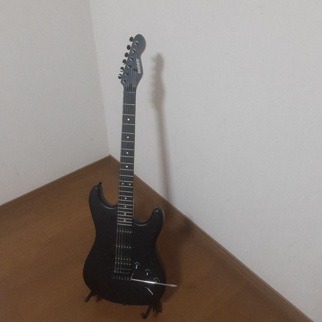美品SELDER エレキギター マッドブラック 22フレット
