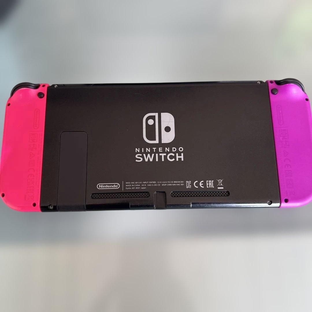Nintendo Switch 本体 ピンク/黒　追加JOY-con4個セット