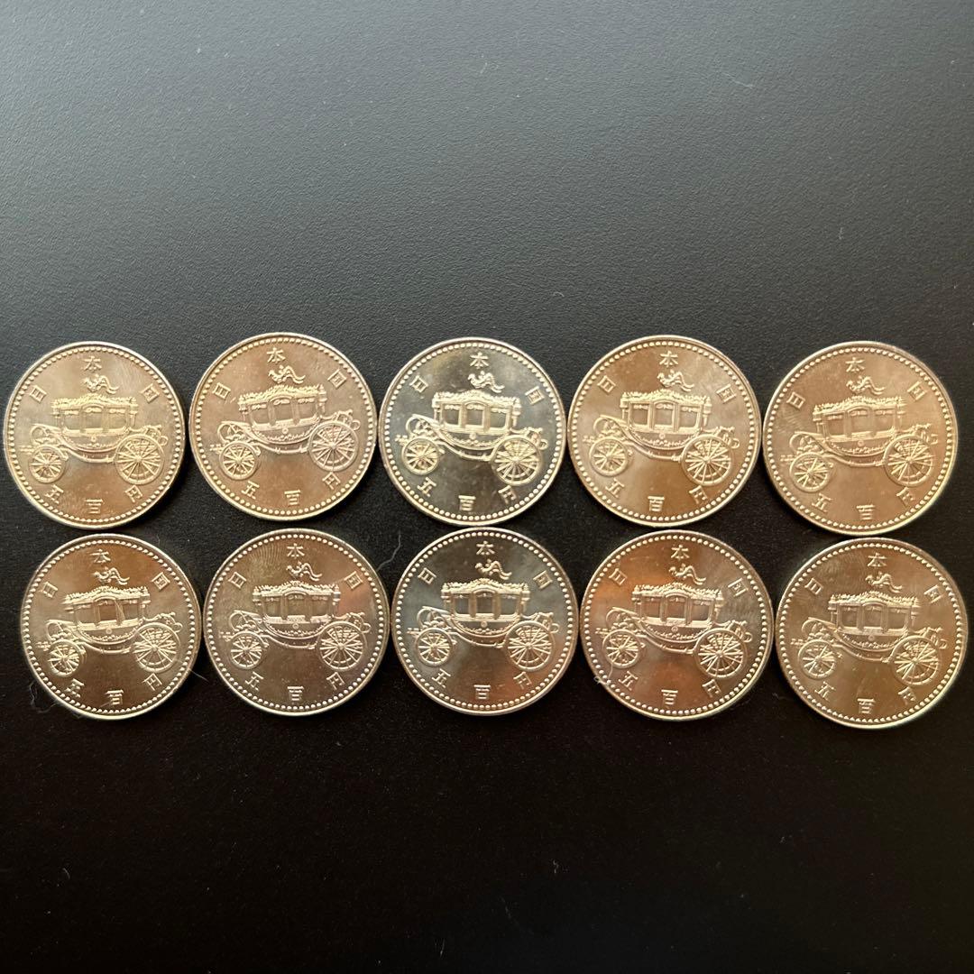 ５００円記念硬貨　４種類　22枚セット販売　プルーフ硬貨