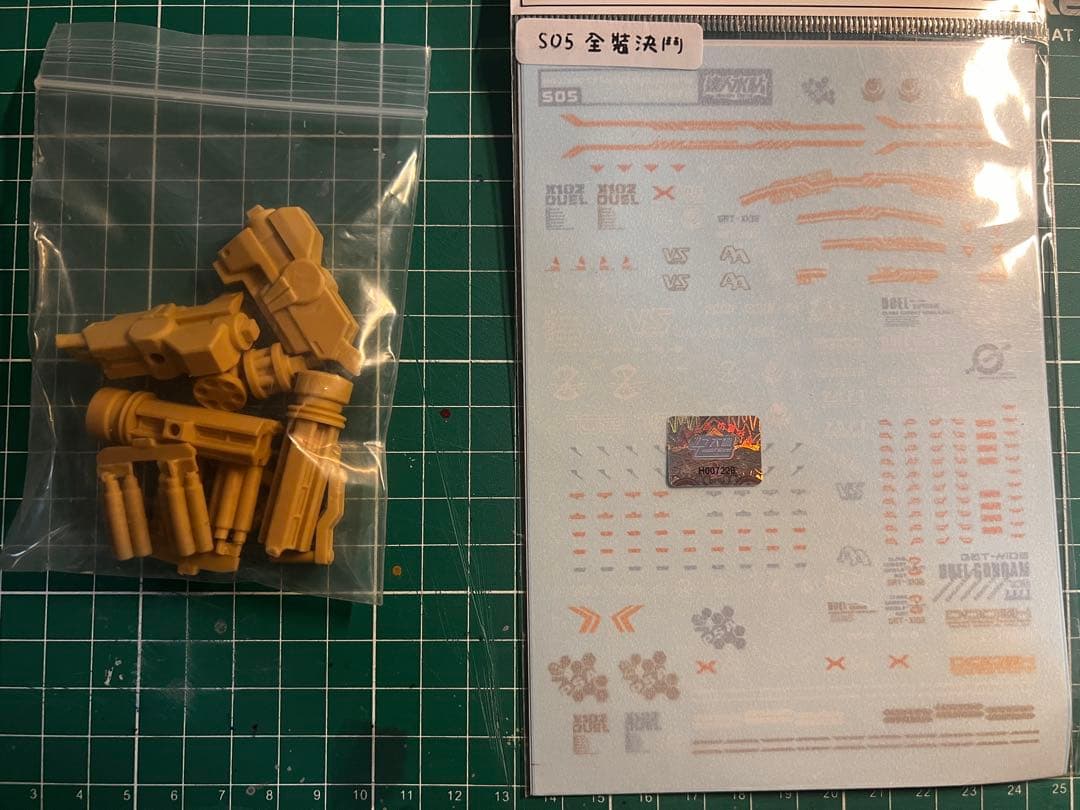 MG 1/100 ブルデュエルガンダム + 拡張セット　高精度ガレージキット