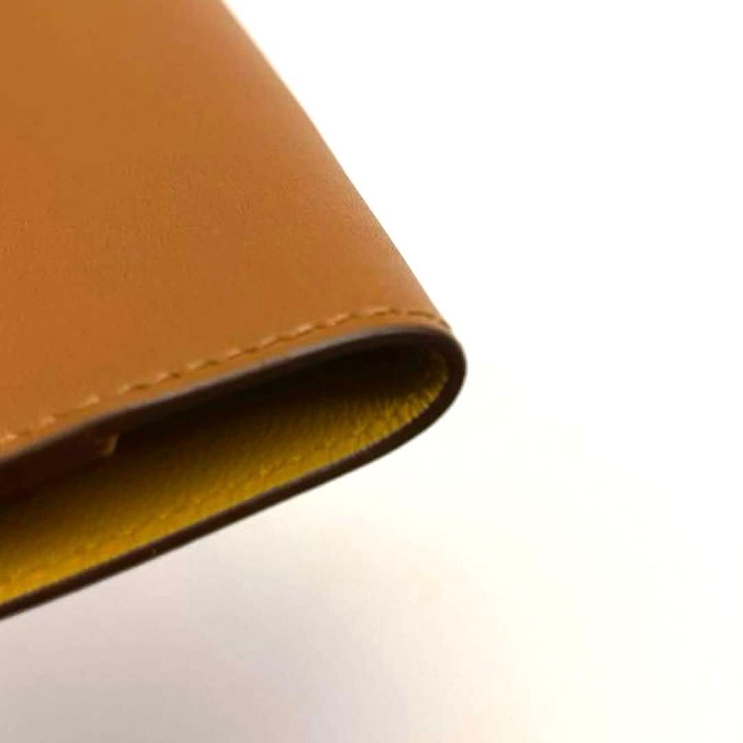 希少 美品 エルメス ノートカバー EAジップ PM ヴェルソ バイカラー 手帳