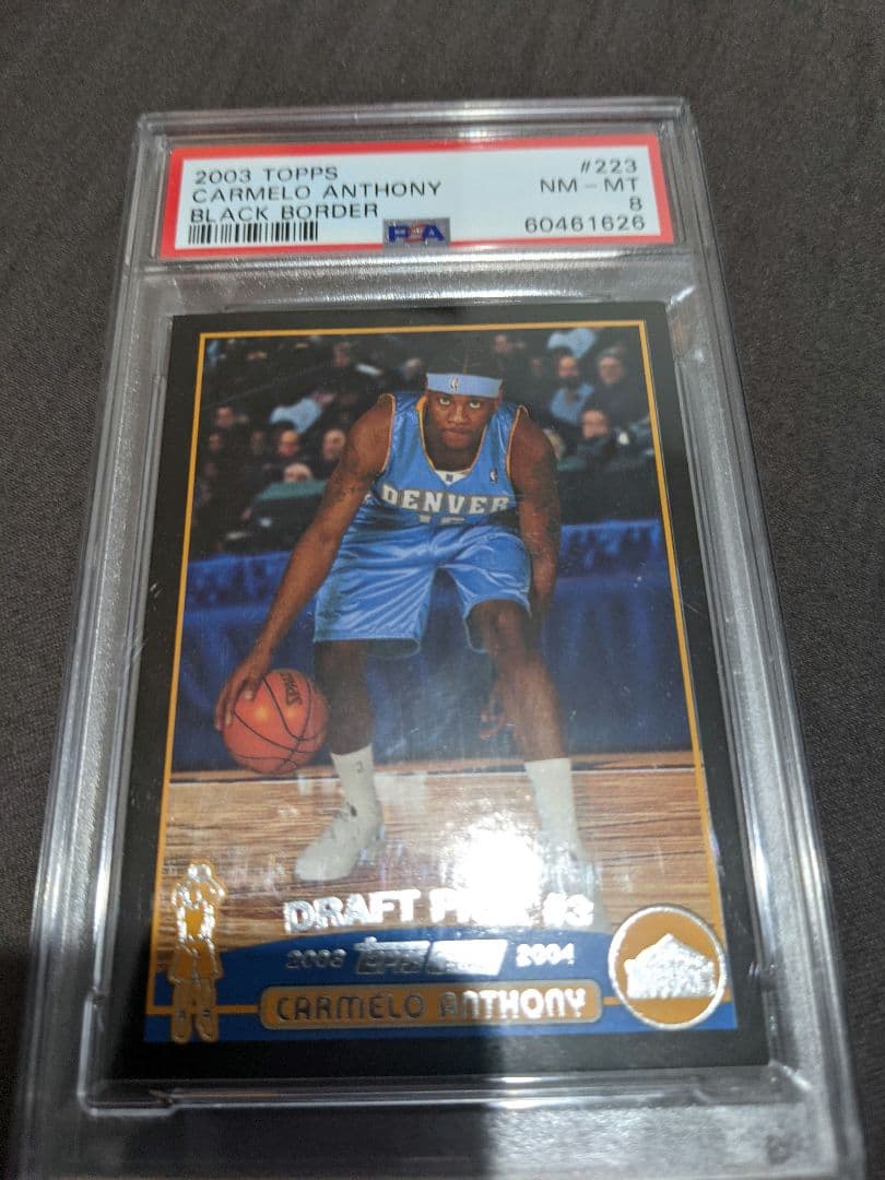 その他 2003 topps Carmelo Anthony rc black /500
