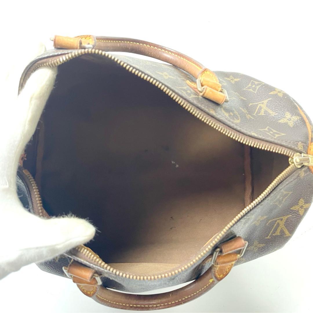 ルイヴィトン　モノグラム　ハンドバッグ　スピーディ30 ミニボストン　ブラウン