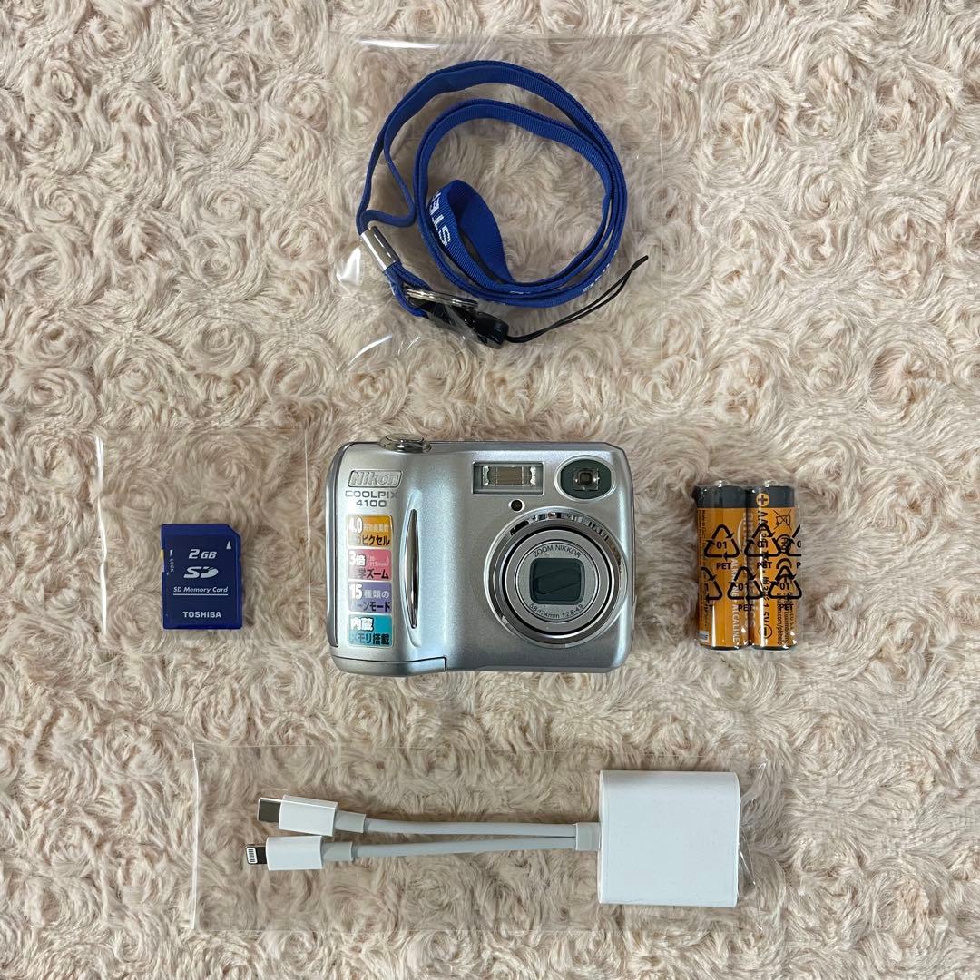 スマホ転送OK✨Nikon coolpix 4100✨動作確認済 単三電池♪
