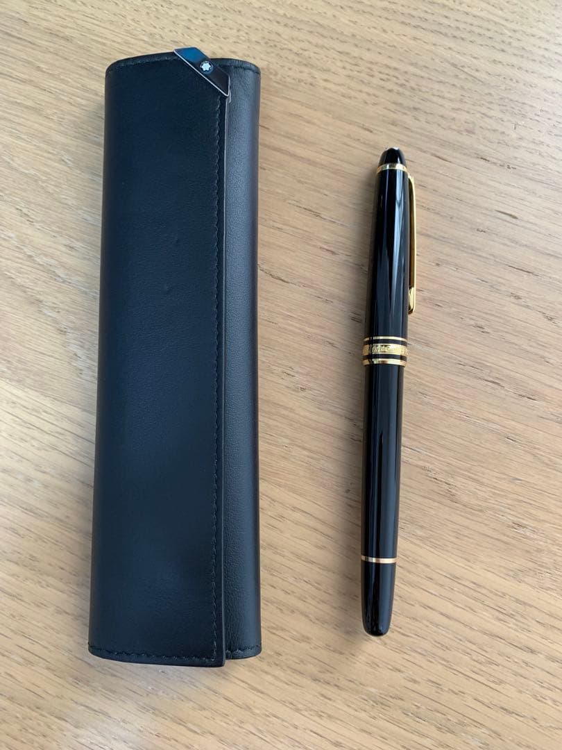【美品】モンブラン マイスターシュテュック ゴールドコーティング ボールペン