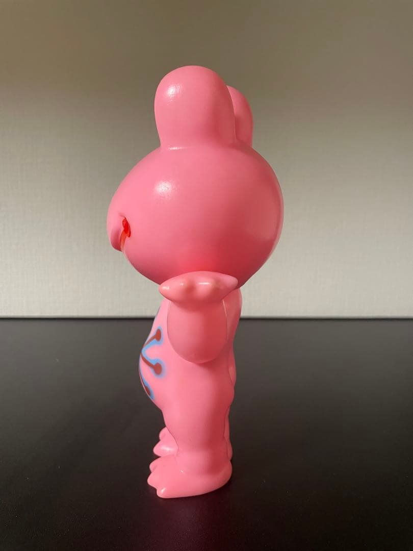 ケロちゃん 興和 レトロ ソフビ フィギュア コルゲンコーワ 花火 ピンク