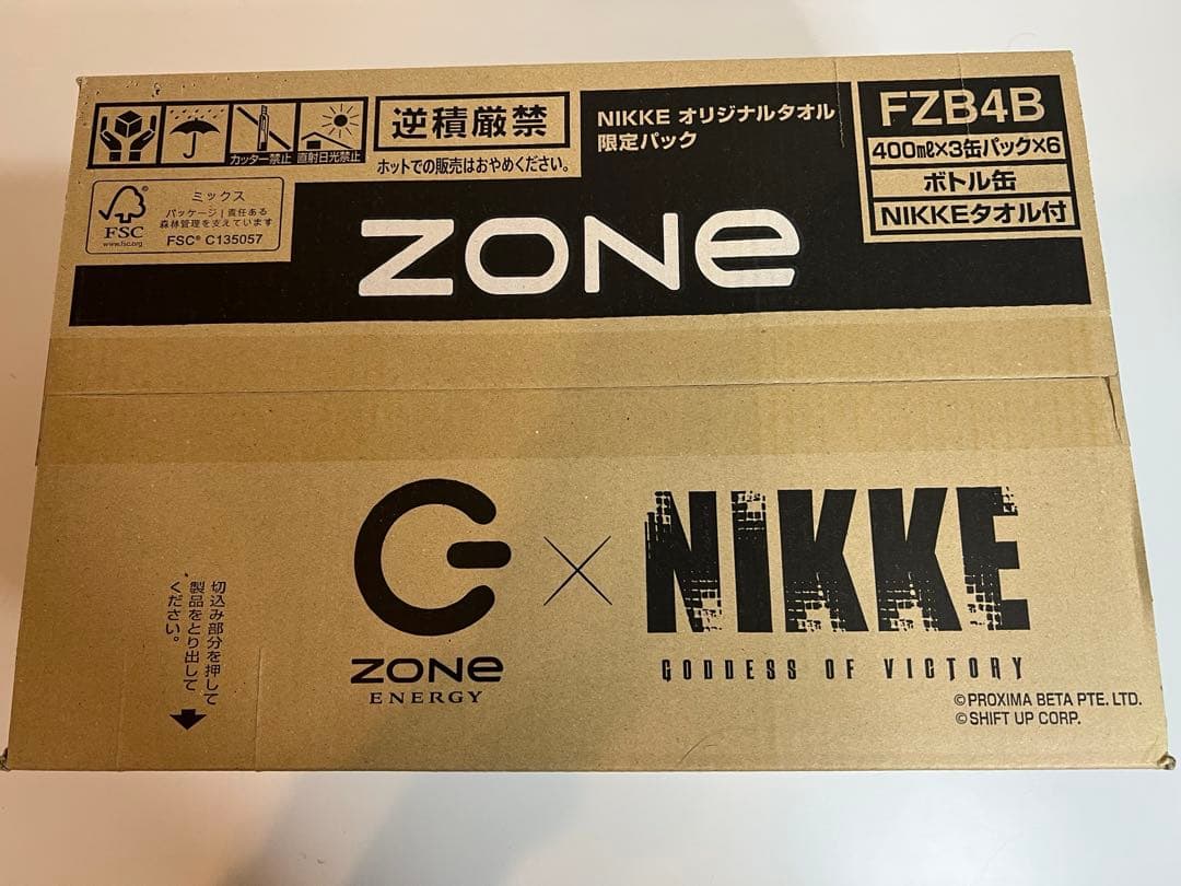新品ZONE × 勝利の女神NIKKE オリジナルタオル限定パック　6種　未開封