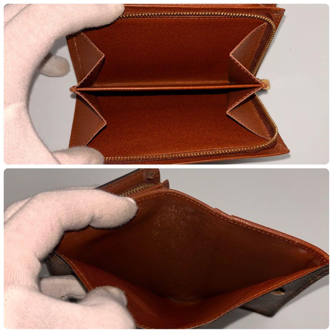 【鑑定済み】ルイヴィトン✨モノグラム✨ポルトモネビエ トレゾール 二つ折り財布