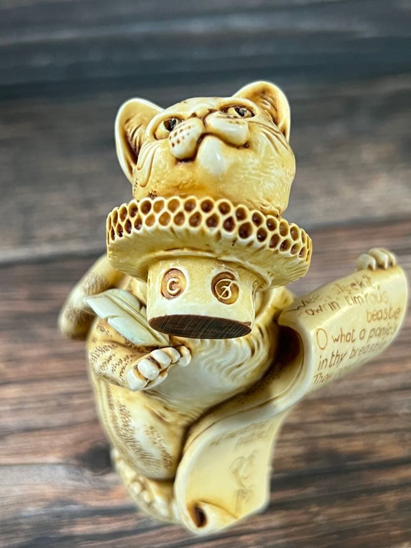 貴重　Poet's Party デビッド・ローレンス　置物　オブジェ　猫　鼠