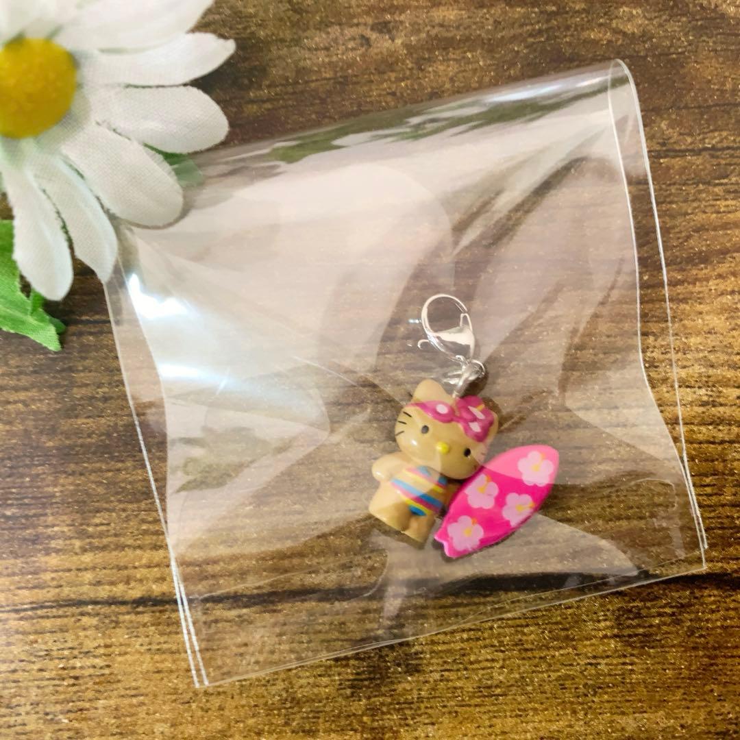 希少　Hello kitty水着　日焼け　キティ　サーフ　ファスナーマスコット