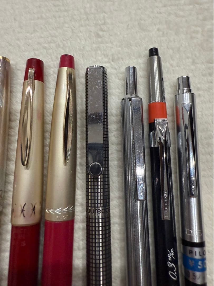 希少 PILOT 万年筆 ボールペン9本 まとめ売り 18K 14K 18KWG