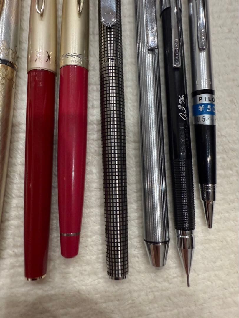 希少 PILOT 万年筆 ボールペン9本 まとめ売り 18K 14K 18KWG