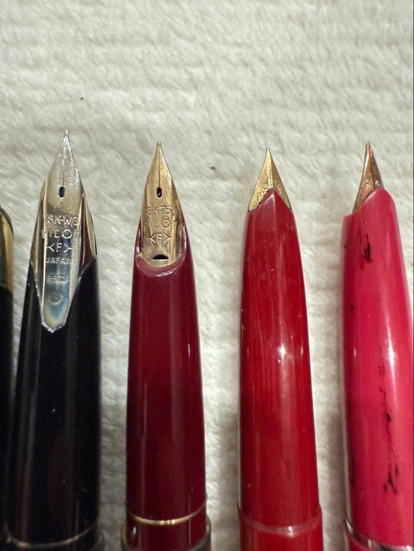 希少 PILOT 万年筆 ボールペン9本 まとめ売り 18K 14K 18KWG