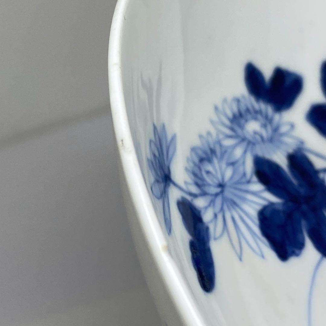 江戸後期　鍋島焼　櫛目高台　中皿　直径15.8㎝タトチ　東さ7-0330☆2F