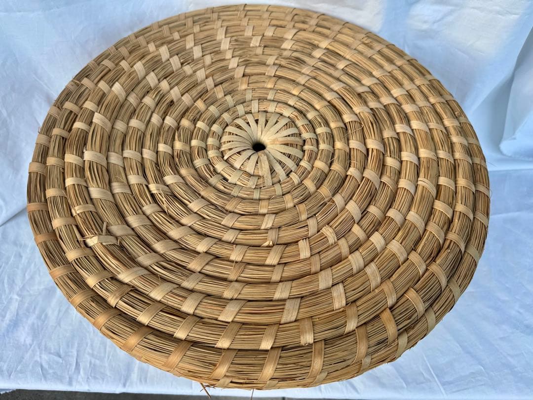 未使用品　藁いずみ　おひつ入れ　わらいずみ　飯つぐら　古民具