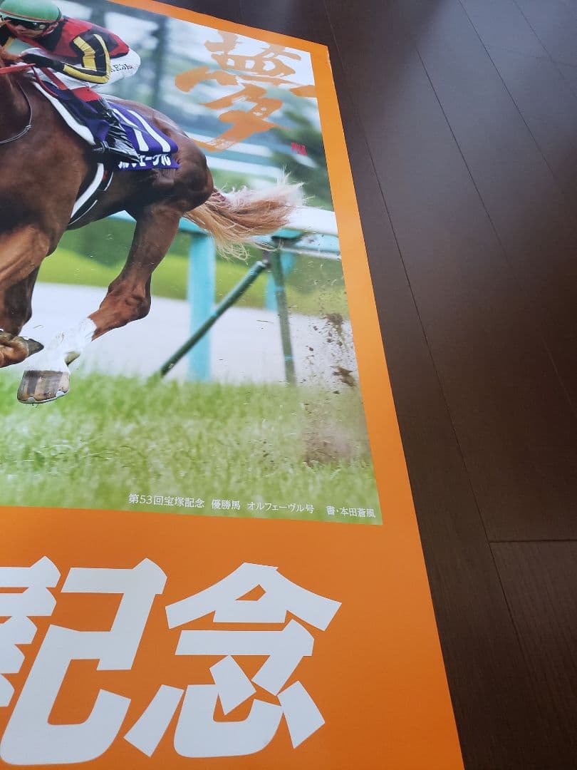 JRAポスター「2013年第54回宝塚記念」 オルフェーヴル