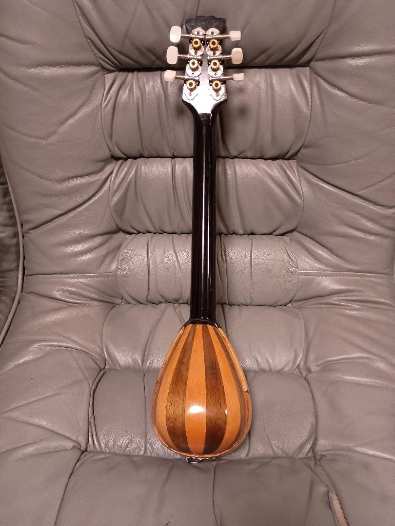 美品 希少品 花模様 マンドリン ケース付